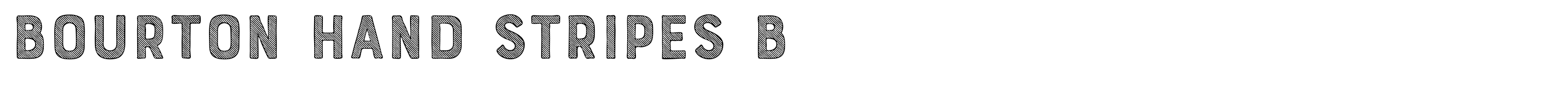 Bourton Hand Stripes B